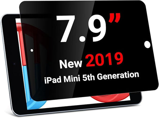 ZOEGAA iPad Mini 5 Privacy Screen, Privacy Screen Protector Compatible with iPad Mini 5 (2019) and iPad Mini 4, Anti Blue Light Matte (PET)