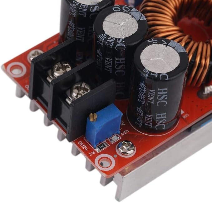Aideepen 1200W 20A DC Converter Boost Car Step-up Power Supply Module Adjustable Voltage Converter 8-60V to 12-83V
