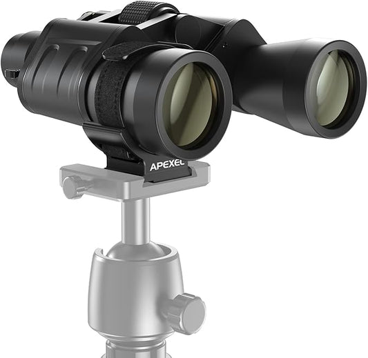 10-30x50 High Power Military Zoom Binoculars with Backpack Clip and Tripod Mount Adapter, Low Light Night Vision/Daily Waterproof / BAK7 Prism/FMC Lens for Bird Watching, Hunting, Outdoor, Hiking