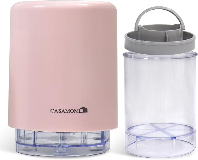 CASAMOM Food Dehydrator, Greek Yogurt Maker,Experience Korean cuisine with time-saving cooking techniques, JJAGOJJAGO. Pink