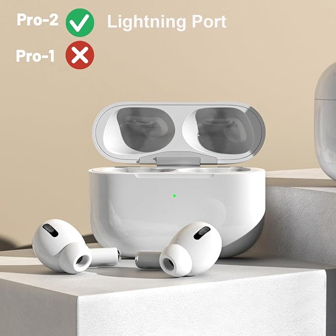 OEM A2698, A2699 Single Right Side Earbud Replacement for Pro2nd, Compatible with Original A2700 Charging Case with Lightning Port, Ear Cushion