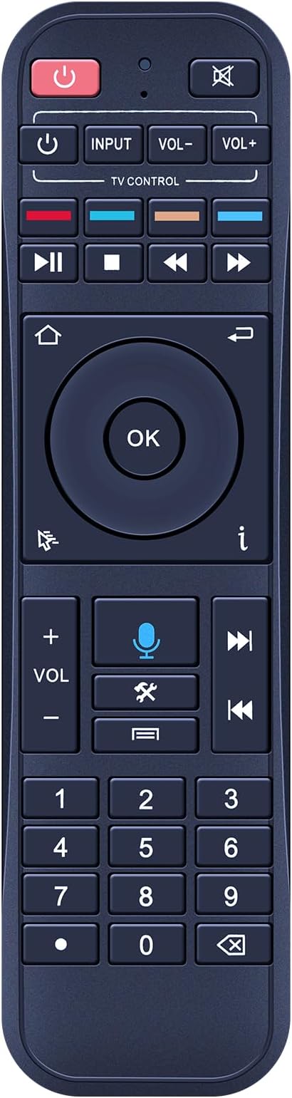 Voice Remote Replacement for 2026 Super Smart Box S7 Pro/Max/Ultra/ S7 Prime