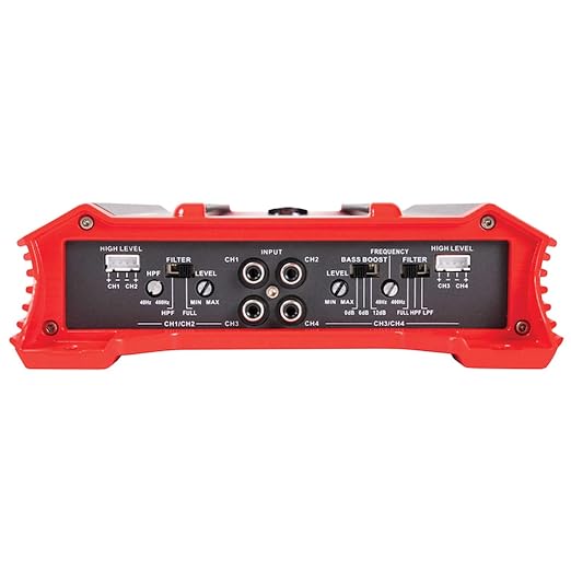 Crunch GP1000.4 Crunch 4X125@4OHMS,2X500WATTS@4OHMS Brid