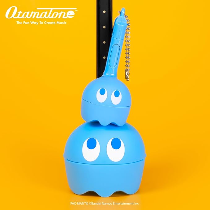 Otamatone PAC-MAN Electronic Musical Instrument Portable Synthesizer Toy from Japan by Maywa Denki – Fun Award-Winning Music Toy for Kids, Teens & Adults [English Instructions] - Inky