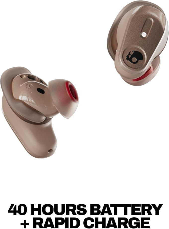 Skullcandy Method 360 ANC Wireless Earbuds, Sound by Bose, Bluetooth Headphones, Premium Noise Cancelling, Up to 40 Hrs Battery, Sweat and Water Resistant, Microphone for iPhone Android - Primer