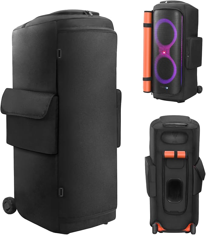 Protective Cover Case Compatible with JBL PartyBox 710, Scratch-Resistant Carrying Case with Storage Pocket, Water-Resistant Portable Travel Bag for Party Box 710 Speaker