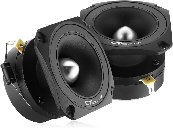 CT Sounds TX-35A 3.5” 600-Watt Titanium Super Tweeters, Pair