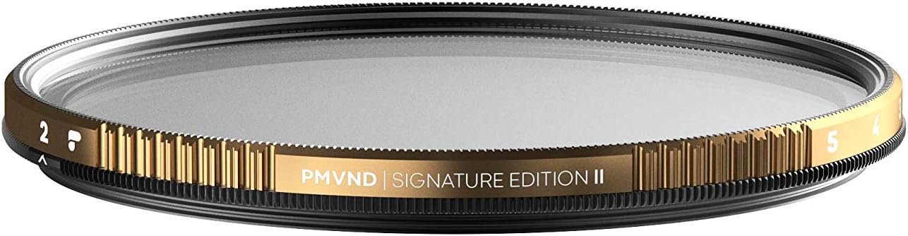 PolarPro 82mm Peter McKinnon VND Camera Filter - 2-5 Stop Variable Neutral Density Lens Filter for DSLR/Mirrorless Professional Video – PMVND Signature Edition II for Cinematic Shutter Speed Control