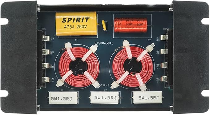 DS18 PRO-CFX 2-Way Car Audio Passive Crossover, Great for Tweeters & Mid-Range Speakers - Power Handling Up to 300 Watts (2 Pack)