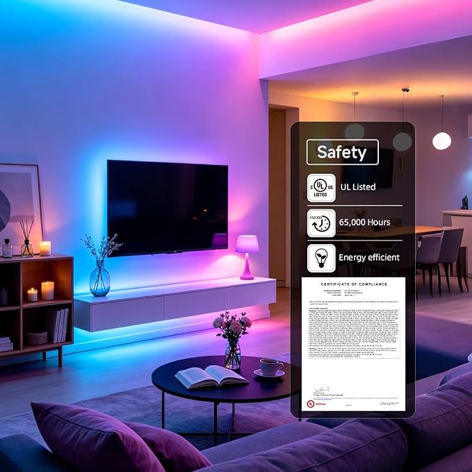 BTF-LIGHTING WS2812B IC RGB 2.7mm Ultra Narrow LED Strip 0807SMD DC5V Individually Addressable 16.4FT 160Pixels/m 800LED Dream Color Tape Light for Home DIY Decoration IP30 (No Adapter or Controller)