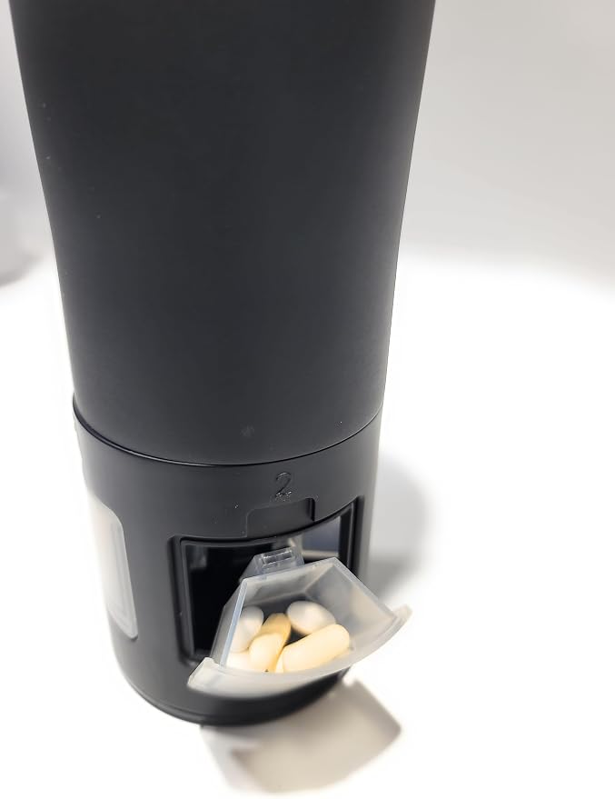 Smart Water Bottle Insulated Bluetooth Pill Dispenser Reminder