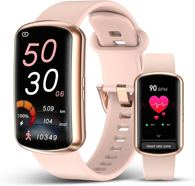 SOUYIE 2026 Smart Watch Fitness Trackers for Women, 1.47″ HD Curved Screen, 24/7 Health Monitor, Sleep Tracker, 110+ Sports Modes Pedometer Step Tracker, Waterproof Activity Tracker for Android iOS