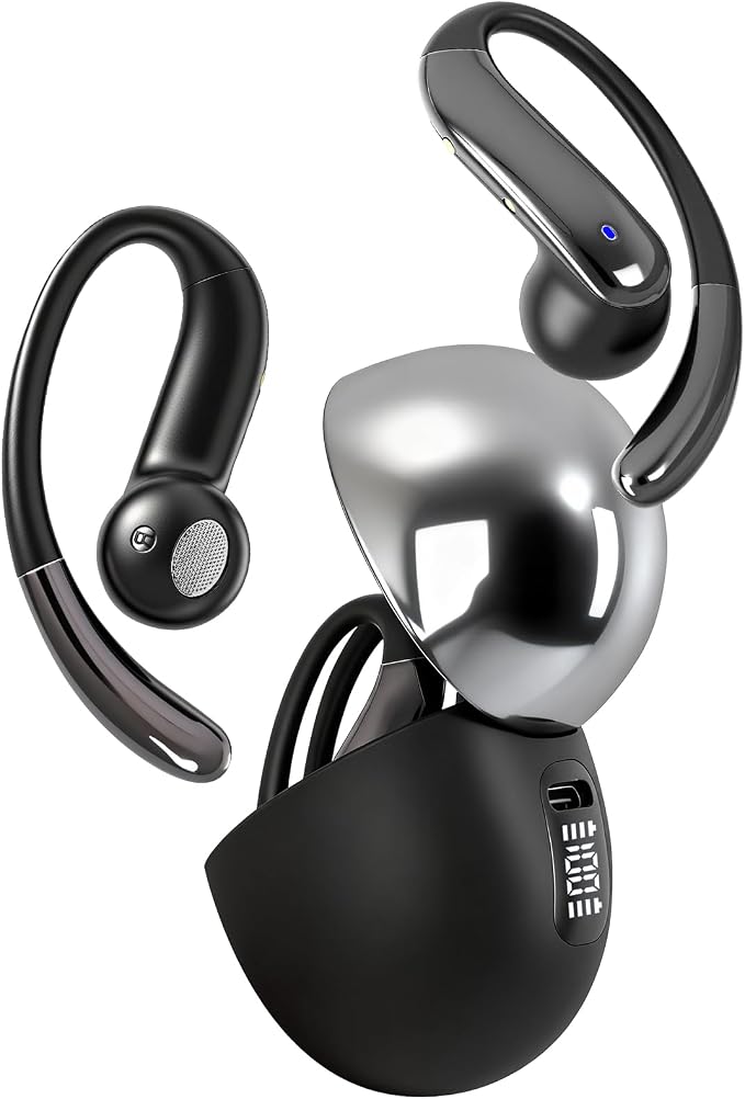 AI Translation Earbuds Real Time, Translator Headphones 164 Languages & Accents, Audifonos Traductores Inglés Español, Bluetooth5.4Device for Travel Business Learning Compatible with iOS and Android ﻿