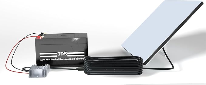 Starlink Mini Power Adapter 12V/24V to 48V DC Supply for Off-Grid Us Gray | Waterproof DC Converter with Stable Output, Compatible with Starlink Mini Battery & Solar Setup