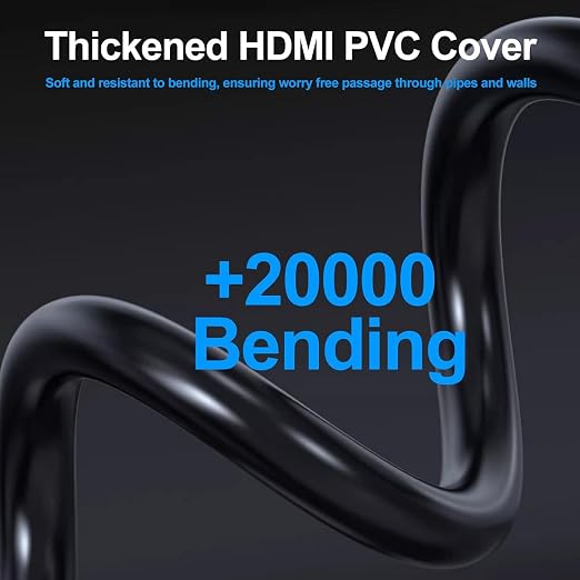 HDMI Cable 10 FT/3M 5-Pack, 4K HDMI 2.0 Cable 10 FT, Shielded HDMI Computer Monitor Cable for TV PS4 PS5 Xbox Computer Monitor and More-High Speed HDMI Cord Support HDCP 2.2, HDR, 3D, eARC, ARC