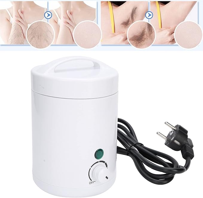 Mini Multi-Purpose Wax Warmer for Hair Removal - Paraffin Wax Pot for Home or Salon Use (for Women & Men) - Roll-On Waxing Warmer Machine