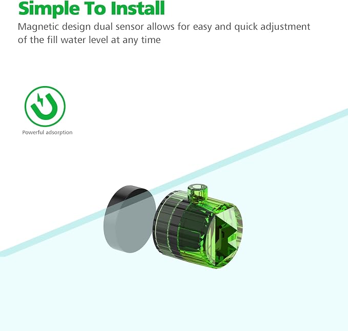 Auto Top Off for Saltwater Aquarium Water ATO System for Both Reef and Fresh Tank - Green