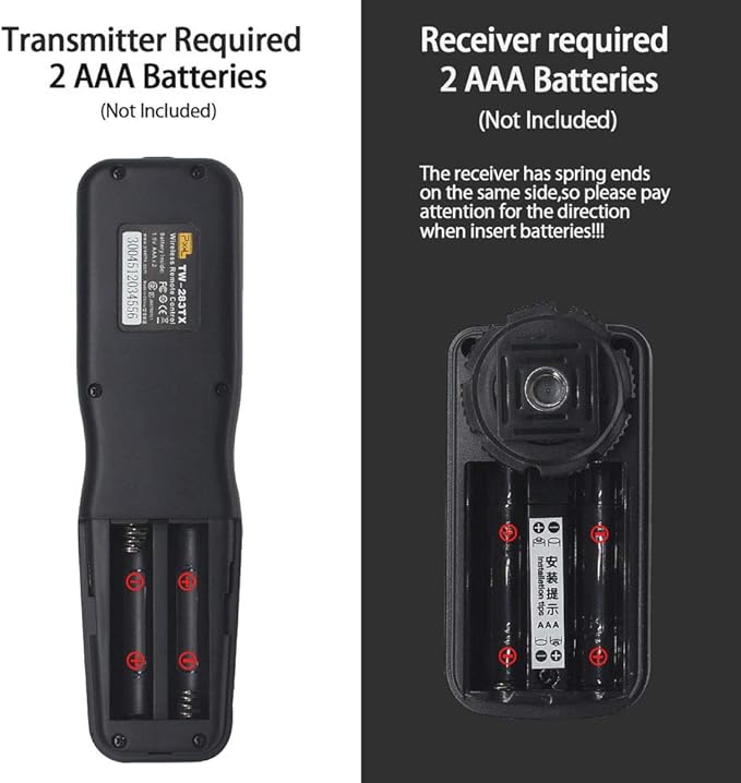 Wireless Remote Shutter Compatible for Sony PIXEL TW-283 S2 Wired Timer Remote Control Compatible for Sony A99II, A77II, A58, A68, A7, A7II, A7R, A7RII, A7S, A7SII, A3000, A5100, A5000 A6000