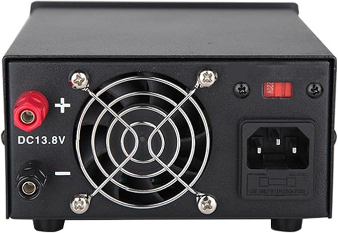 SS-30P Regulated Power Supply, 30Amps AC-to-DC Power Convertor with 13.8V Fixed Output, Anderson Connectors, Universal 1/4 inch Binding Posts Dual Terminals