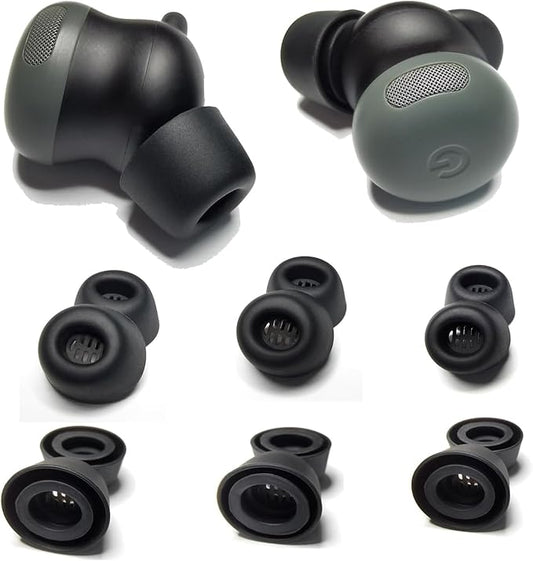 Silicone Ear Tips for Google Pixel Buds Pro2 Replacement Tips for Pixel Buds Pro2 Earbud Fit Case (S/M/L)