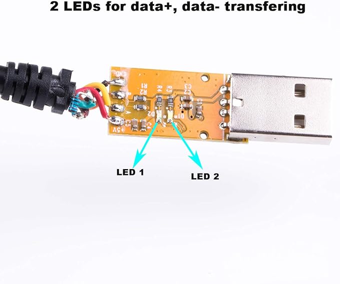 USB to RS485 Level Serial UART Converter Cable FT232RL Chipset 6 Way Wire End Stripped Cable USB-RS485-WE-1800-BT