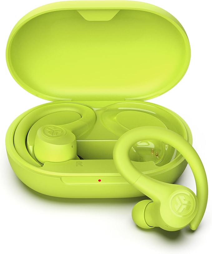 JLab, Go Sport+, True Wireless Workout Earbuds, Bluetooth Sport Earbuds, Clear Calling, Yellow