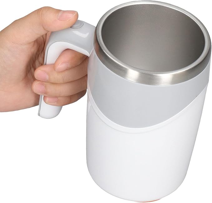 Automatic Mixing Cup, Safe Portable Electric Self Stirring Mug 380ml Multifunction 304 Stainless Steel for Home for Travel,console