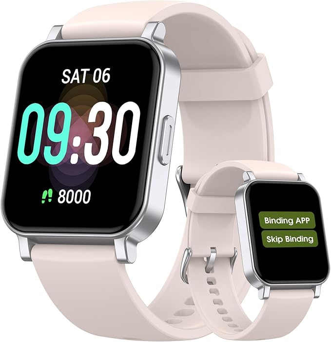 Pedometer Watch Senior Friendly No App/Phone Required, Step Counter | User-Friendly Design, IP68 Waterproof Fitness Tracker, Calories Sleep Tracker, Heart Rate and Sleep Monitor, Stopwatch
