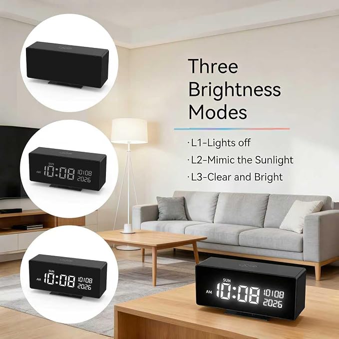 Wireless Security Mini Camera–Indoor Security Camera, Nanny Camera with 1080P HD Video,AI Motion Alerts,Digital Clock, Night Vision, 5G&2.4G, Bluetooth Setup,Local & Cloud Storage