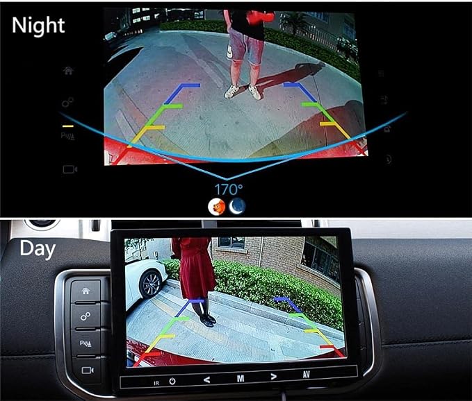 Aftermarket Emblem Backup Camera for F150 (2004-2014)/F250 F350 F450(2009-2014) Flex(2009-2012) Ranger 2012 CVBS | AHD Dual Signal HD Night Vision Waterproof 170° Wide Viewing（RCA Connector）