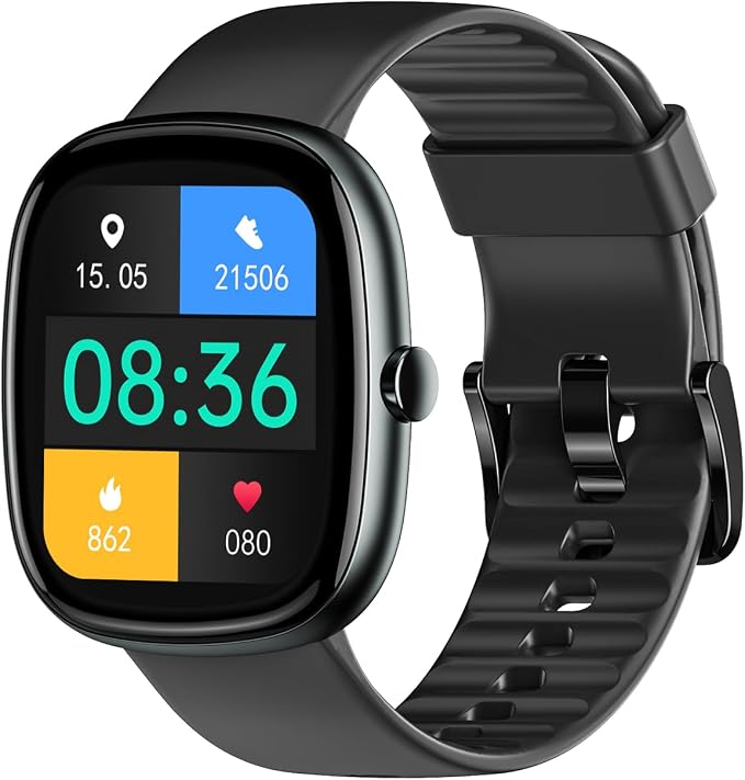 Fitness Trackers, No Bluetooth No APP/Phone Needed, 1.8" Fitness Watch for Men Women with Pedometer Heart Rate/Blood Oxygen/Sleep Monitor 100 Sports, Steps Counter Walking Running Waterproof