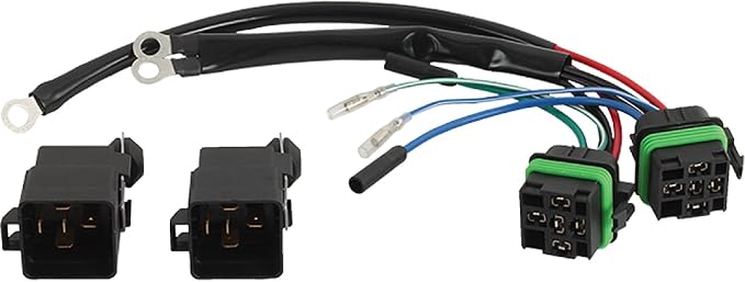 DB Electrical 113-22002 New Wiring Harness Compatible with/Replacement for Converts 3 Wire Tilt Trim Motor to 2 Wire 30 Amp Fuse 2 Relays 9807-100 47-35-9003 28-9807-100