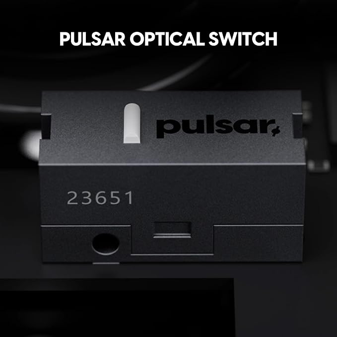 Pulsar Gaming Gears X2N Crazylight Wireless Gaming Mouse, Ultra Lightweight 1.34 oz (38g), Optical Switch, 32000 DPI, 750 IPS, XS-1 Sensor, 8k Compatible (Mini, Uyuni White)