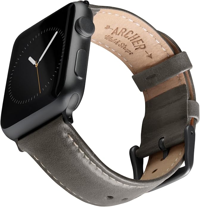 Archer Watch Straps - Top Grain Leather Watch Bands for Apple Watch