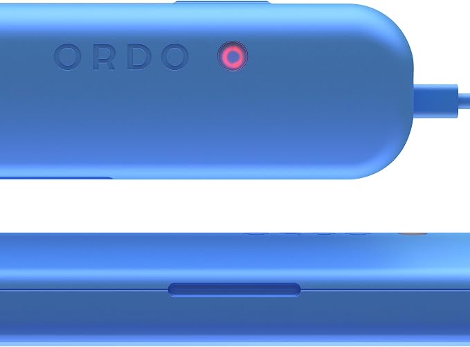 ORDO Sonic+ Electric Toothbrush with Case, Sonic Toothbrushes for Adults, Charging Travel Case, 4 Brushing Modes, Fast Rechargeable Battery, Silicone Polishing, USB Charger, Arctic Blue