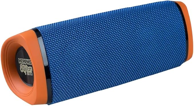 Memphis 60MFLOWBT Flow - Wireless Bluetooth & AUX Speaker, IPX7 Water Resistance, Blue - 60th Anniversary Edition