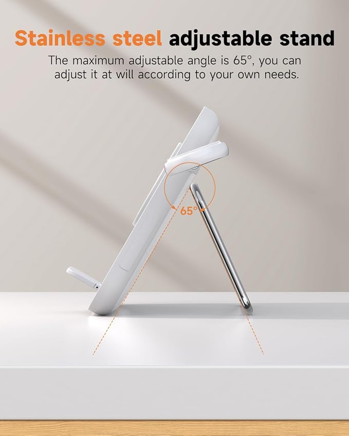 3 in 1 Wireless Charging Station for Apple Magnetic Charger Station for iPhone 16/15/14/13/12 & Apple Watch& Airpods (White)