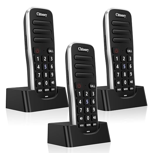 Intercoms Wireless for Home, 1 Mile Long Range for House Business Office, Handheld Room to Room Communication System, Rechargeable Loud & Clear 10-Channel Anti-Interference Intercom System