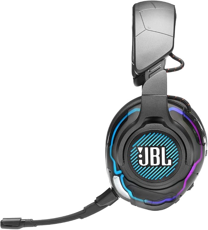 JBL Quantum One - USB wired over-ear professional gaming headset with head-tracking enhanced JBL QuantumSPHERE 360, Active noise cancelling and Hi-Res certified sound (Black)