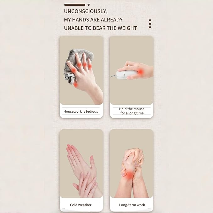 Hand Massager with Heat and Compression, Electric Hand Massager for Arthritis and Carpal Tunnel Relief, 3 Modes 3 Heat Levels 5 Compression Settings Hand Massage, Fathers Day Gift