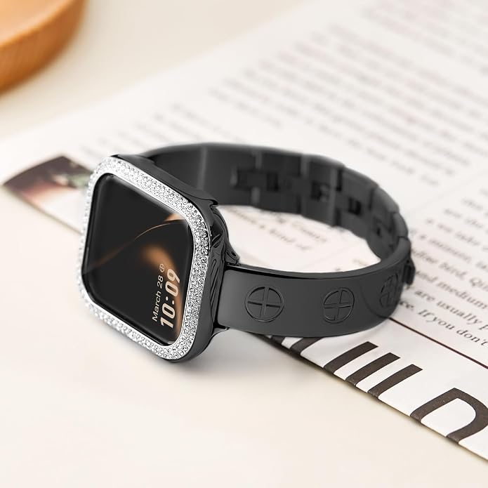 Missair Compatible with Apple Watch Band 38mm 40mm 41mm 42mm 44mm 45mm 46mm 49mm, Stainless Steel Metal Strap Women Dressy Bracelet Wristband for iWatch Series 11 10 9 8 7 6 5 4 3 2 1 SE Ultra