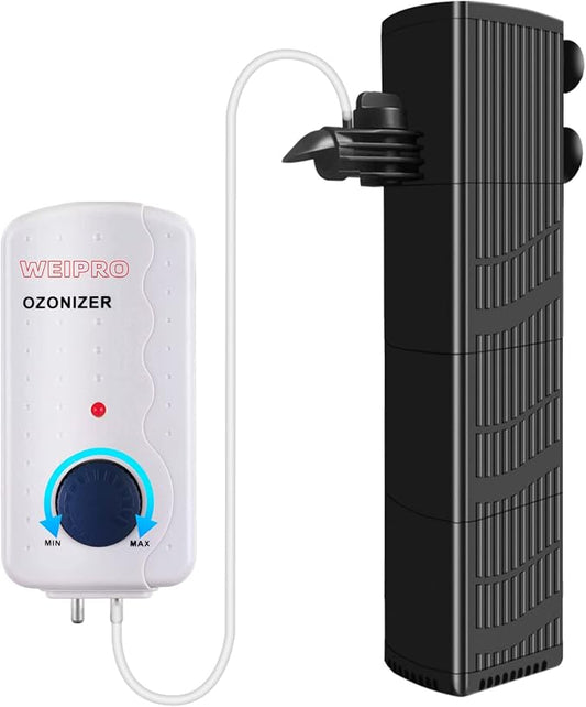 Fish Tank Filter and Aquarium Ozone Generator Set TCE900,Suitable for 10-40 Gallon Fish Tank.
