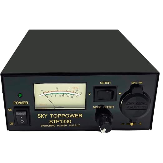 13.8V 30A Power Supply for Ham Radio,Universal Compact PSU | 30Amp Regulated Home Lab Benchtop AC-to-DC Converter for CB/HAM/Amateur Radio,Cigarette Lighter Socket,Screw-Type Terminals