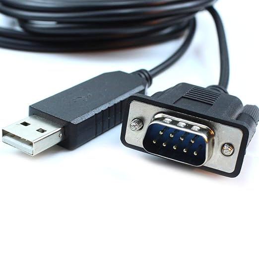 940-0024 Console Cable for APC UPS SUA-1000ICH SUA1000R2ICH SURT10000UXICH SUA-1500ICH SUA2200R2ICH, USB-DB9 Cable for 940-0024C/940-0024E/APC9619 Replacement, Built in FTDI Chip. 6 FT