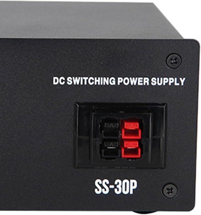 SS-30P Regulated Power Supply, 30Amps AC-to-DC Power Convertor with 13.8V Fixed Output, Anderson Connectors, Universal 1/4 inch Binding Posts Dual Terminals