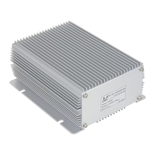 uxcell Voltage Converter Regulator DC 24V to DC 12V 60A 720W Truck Power Transformer