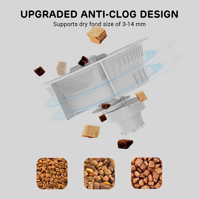 FW54 5G/2.4GHz WiFi Automatic Feeder and Waterer 2-in-1 Set for Pets, 300 oz Large Capacity for 2 Weeks, Perfect for Working Parents, with Silica Gel Packets, 6 Replacement Desiccant Bags