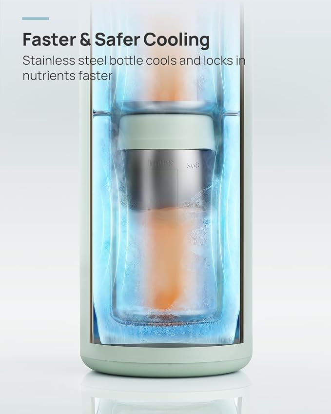 Papablic Portable Bottle Warmer & 360° Breastmilk Cooler