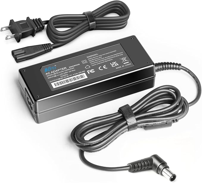 KFD 22V AC DC Adapter Charger for Samsung Odyssey G7 LC32G75TQSNXZA LC32G73TQSRXXU LC27G75TQSRXXU Odyssey G6 LS32BG650EUXXU S34E790C S29E790C C27HG70 LC27HG70QQNXZA Gaming Monitor Power Supply Cord