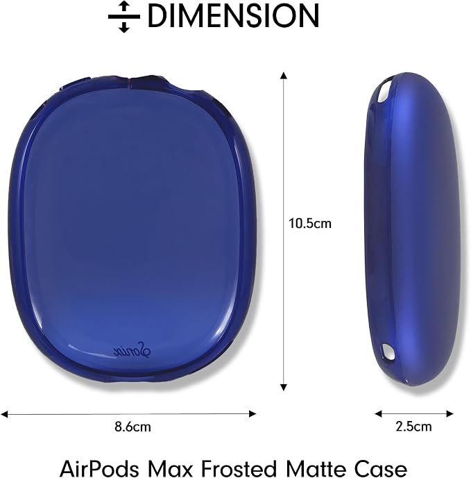 Sonix Protective Case for AirPods Max 2 & 1 | Headphones Cover | Frosted Matte Series | Frosted Matte Navy